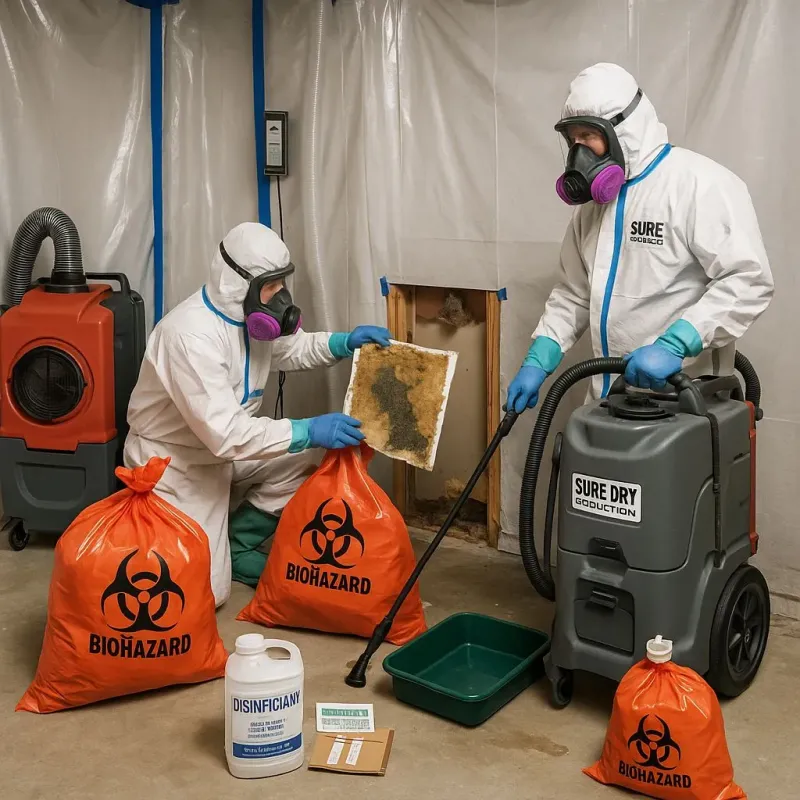 Contaminated Water Handling Protocols process in Saline County, KS