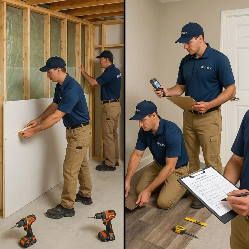 Repairs and Reconstruction process in Saline County, KS